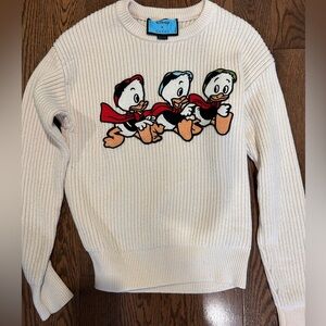 Gucci X Disney Beige Sweater with Disney Design